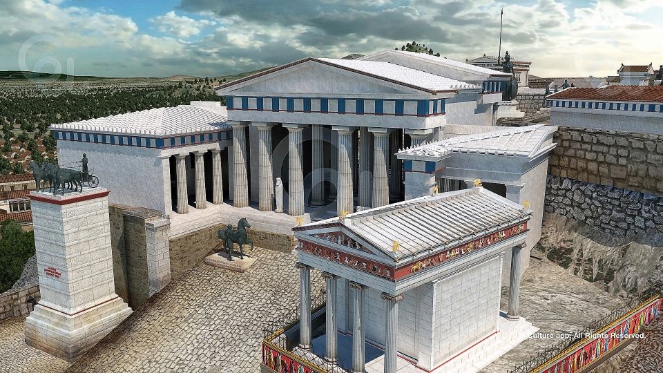 Acropolis: 3D representations & audiovisual self-guided tour - Parthenon area: turning big views into real understanding