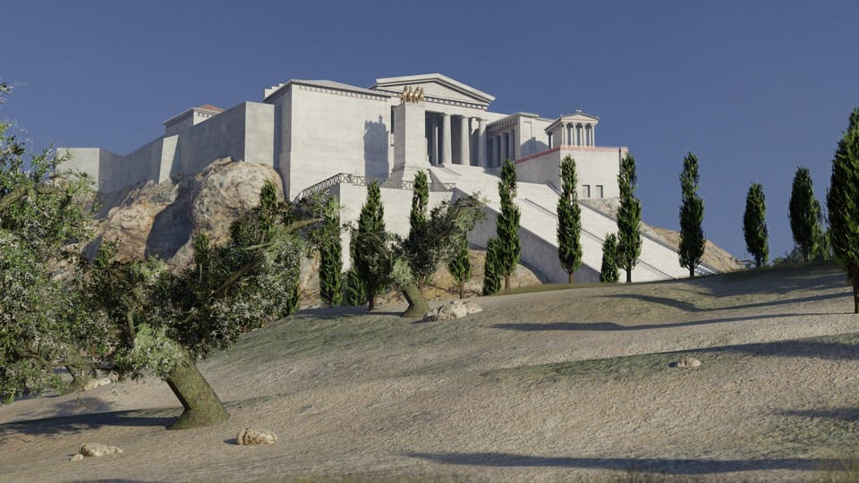 Athens: Acropolis Entry Ticket & VR Audio Guided Tour - Your Walking Route: Theater of Dionysus to the Parthenon