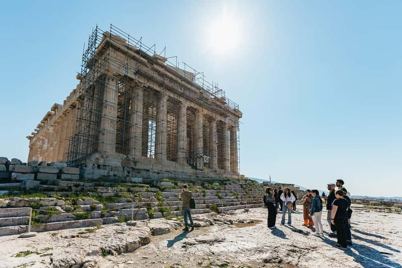 Athens: Acropolis Sunset Tour with Optional Fast-Track Entry - Meeting at Porinou 5 and Getting Set Up With a Headset
