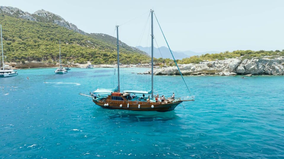 Athens: Agistri, Metopi & Aegina Cruise with Meals & Drinks - Agistri island free time: beaches, greenery, and that optional bike plan