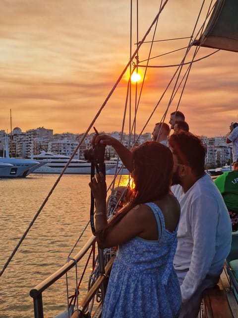 Athens: Agistri, Metopi & Aegina Cruise with Meals & Drinks - Sailing back to Athens: deck time, sea breeze, and potential dolphin sightings