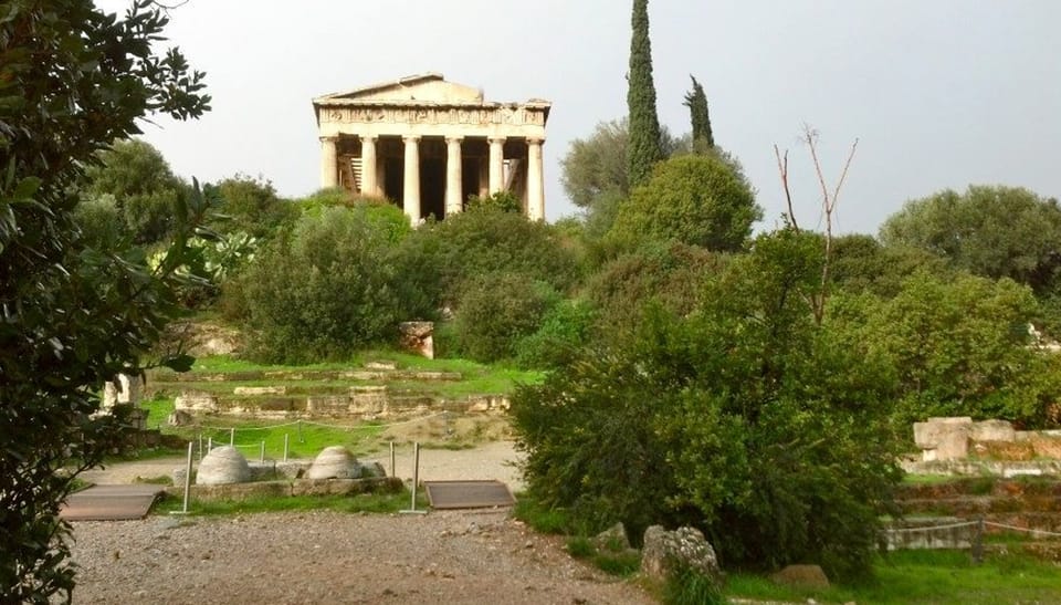 Athens: Agora and Hephaistos Temple Entrance Ticket - Walking route tips: what to see first, and why uphill happens