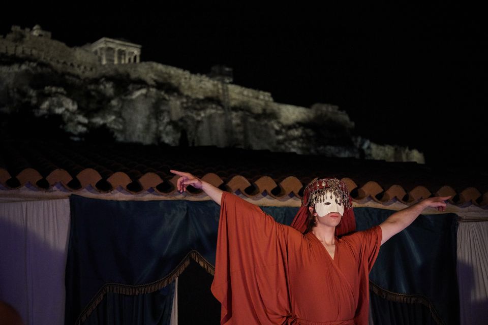 Athens: Ancient Greek Theater Performance - Rooftop theater at the foot of the Acropolis