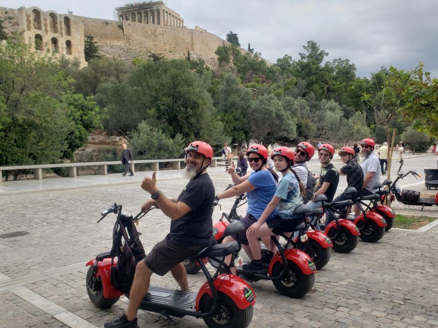 Athens: Award-Winning Acropolis Guided e-Scooter Tour - The Acropolis perimeter stops: what you see, and what you don’t
