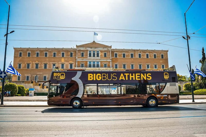 Athens: Big Bus Hop-on, Hop-off Tour by Open-Top Bus - Riding the upper deck: views are great, but audio quality is your real test