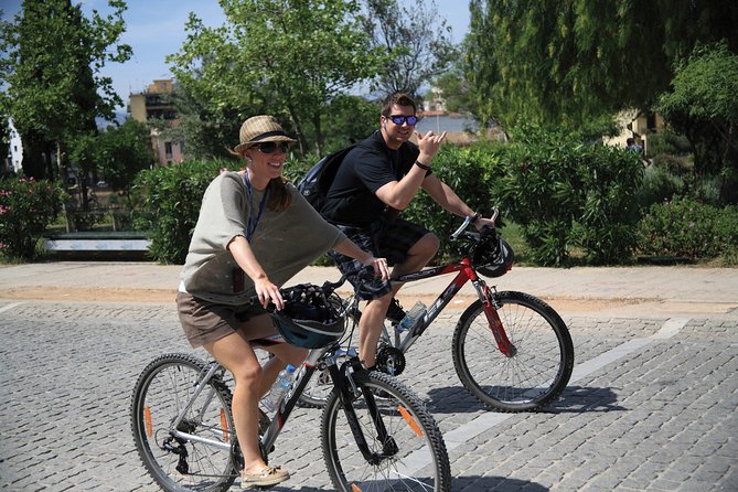 Athens Bike Tour - Presidential Guards and Views on the Hills Across the Acropolis