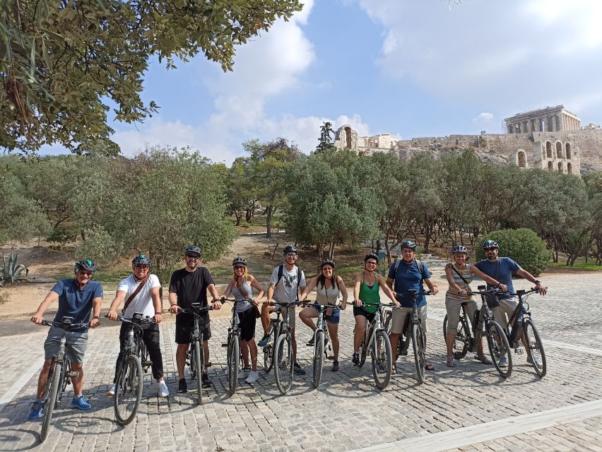Athens: Bike Tour with Acropolis & Parthenon Visit - A quick break near the Metropolitan Church and into Plaka