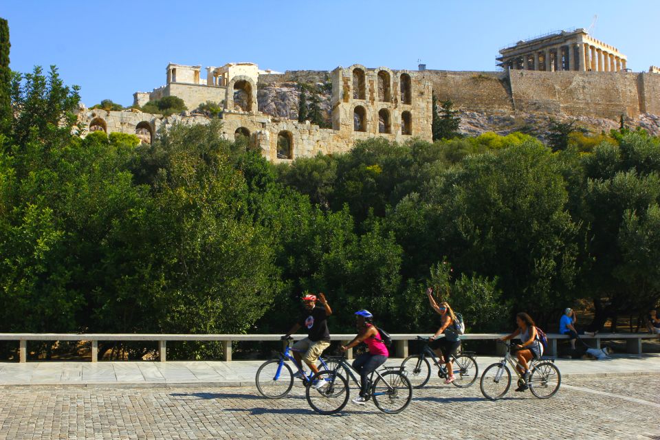 Athens: City Highlights Bike tour - Meeting at Acropolis Metro and Getting Moving Fast