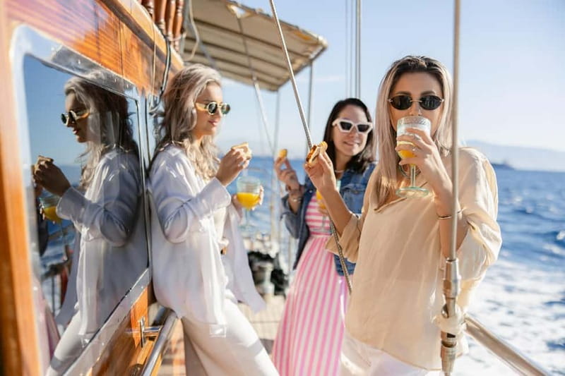 Athens: Cruise to Agistri, Moni & Aegina with Lunch & Drinks - Morning sailing out of Athens: coffee, snacks, and sea views