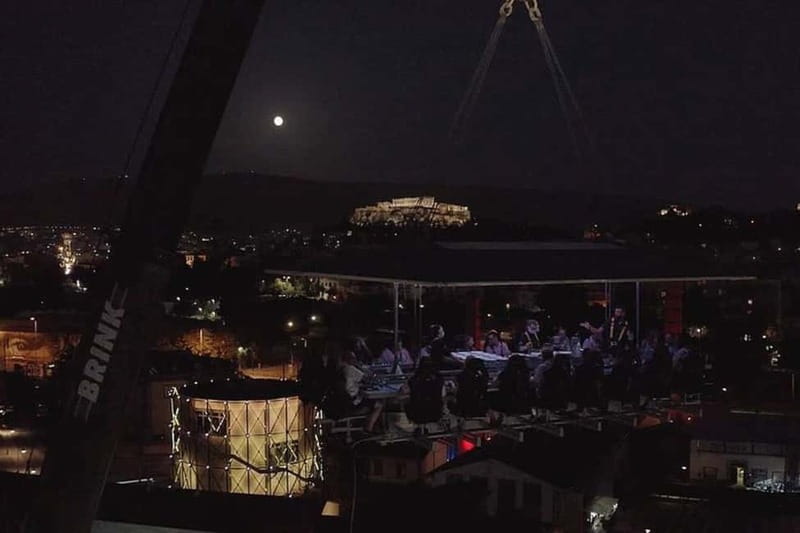 Athens: Dinner in the Sky Experience - How Long It Really Feels: 1.5 Hours That Fly By