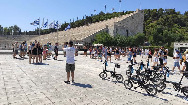 Athens: Discover the City Electric Bike Tour - Olympian Zeus, Acropolis passing views, and Areopagus breaks