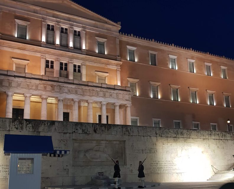 Athens: Evening Guided Walking Tour with Plaka & Dinner - Syntagma Square to the Tomb of the Unknown Soldier (Evzones)