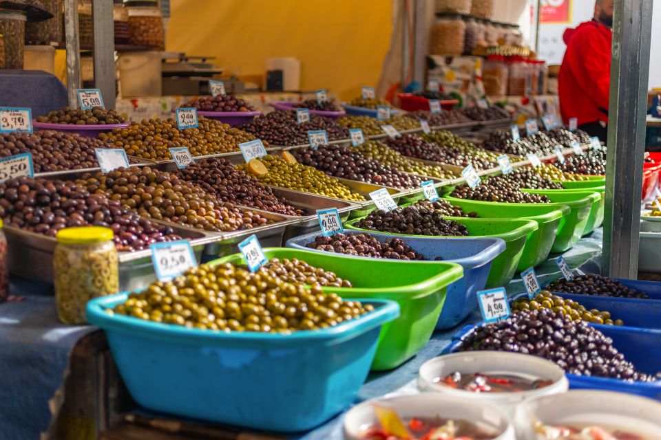 Athens: Food Market Visit and Cooking Class with Wine - Meeting at Athinas 36: what The Greek Kitchen does first