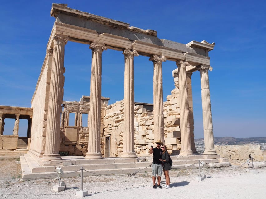 Athens Full Day Tour, Acropolis, Museum & Cape Sounion - Temple of Poseidon at Cape Sounion: the view is the star