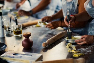 Athens: Greek Cooking Class & Dinner on a Rooftop - The 4-hour flow: pies, salad, moussaka, then dinner with the Parthenon lit