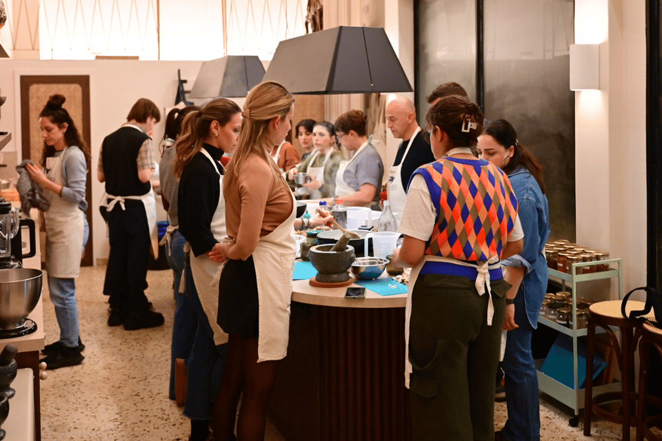Athens: Greek Cooking Class with Meal and Drinks - Koukaki Setup: Soybird Studio, Small Teams, Real Cooking