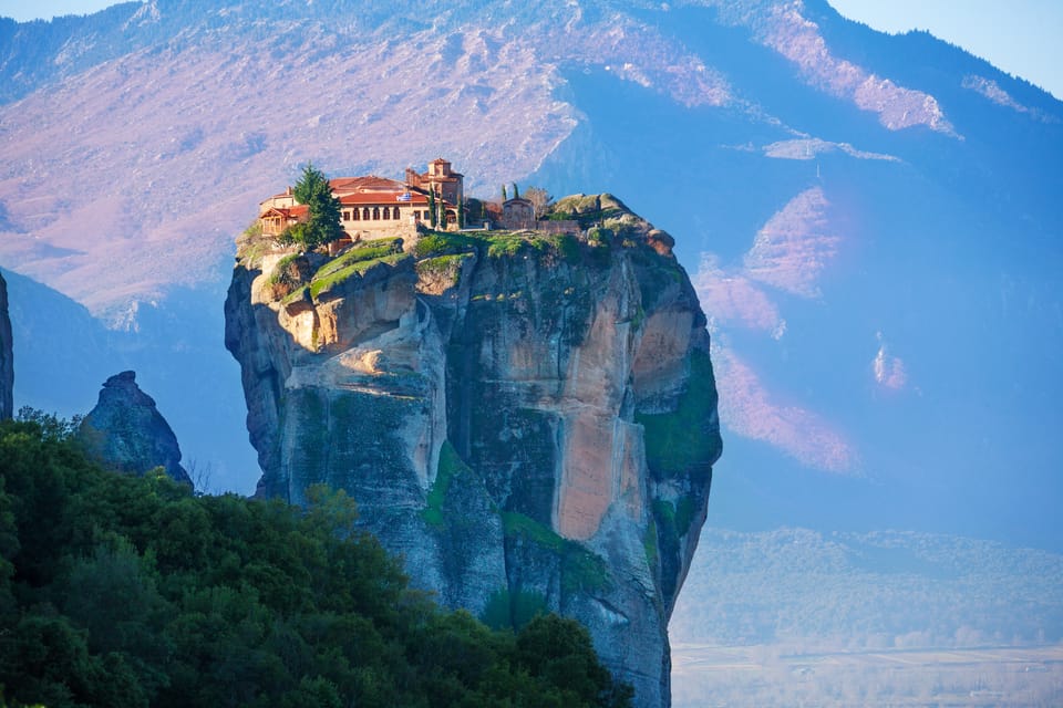 Athens: Meteora Day Trip with Audio Guide and Lunch Option - Guided Meteora time: the story behind the rock-top monasteries