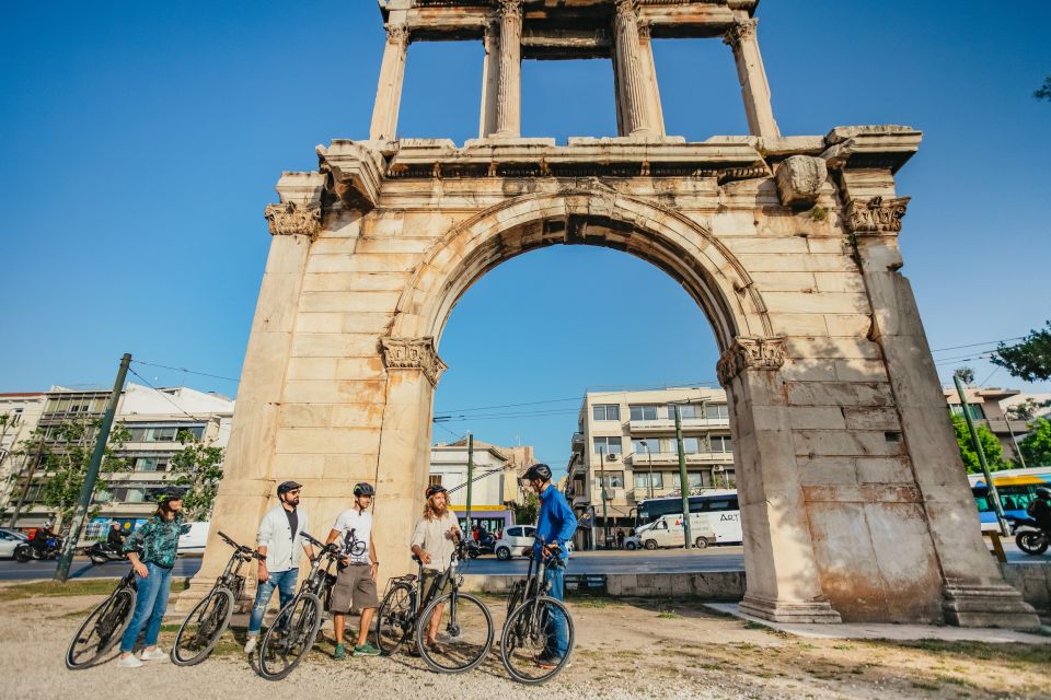 Athens: Old Town Highlights Guided E-Bike Tour - Wrapping up by Olympian Zeus and Hadrian’s Arch