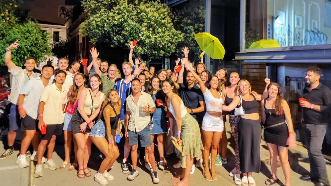 Athens Party Pub Crawl with Unlimited Drinks & Club Access - The actual crawl flow: free shots, discounts, and pacing