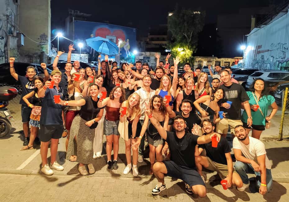 Athens Party Pub Crawl with Unlimited Drinks & Club Access - The guides make it: names, inclusion, and real party energy