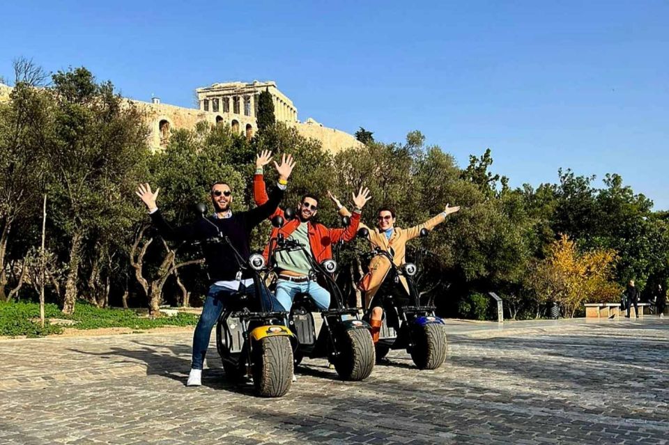 Athens: Premium Guided E-Scooter Tour in Acropolis Area - Why an e-scooter makes sense in the Acropolis heat