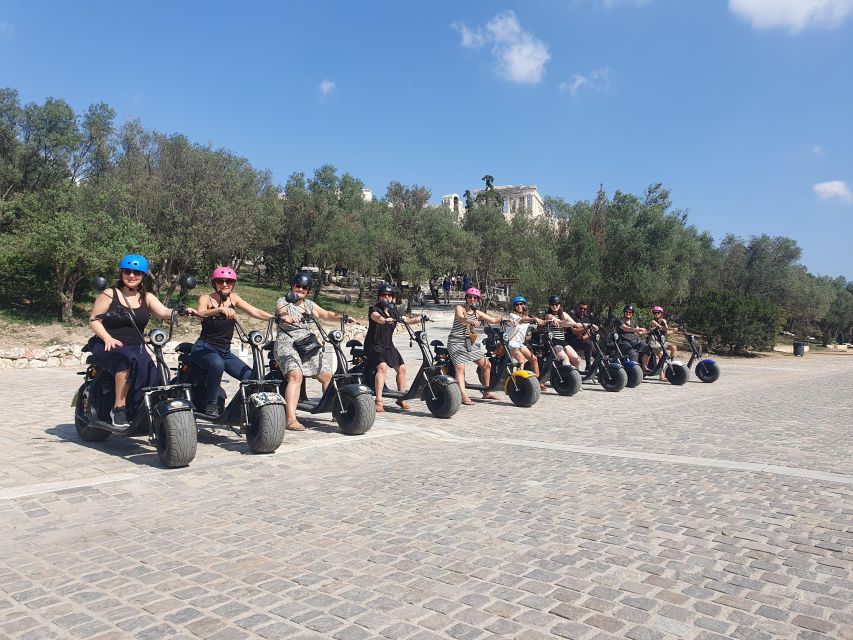 Athens: Premium Guided E-Scooter Tour in Acropolis Area - Odeon of Herodes Atticus to Thiseio: ancient Athens starts fast