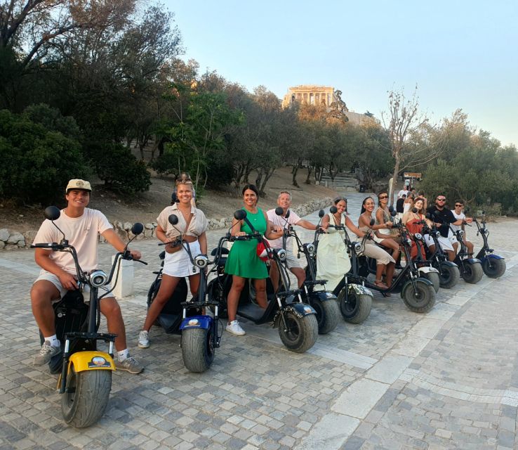 Athens: Premium Guided E-Scooter Tour in Acropolis Area - Dionysiou Areopagitou and Arch of Hadrian: the Rome-to-Greece connection