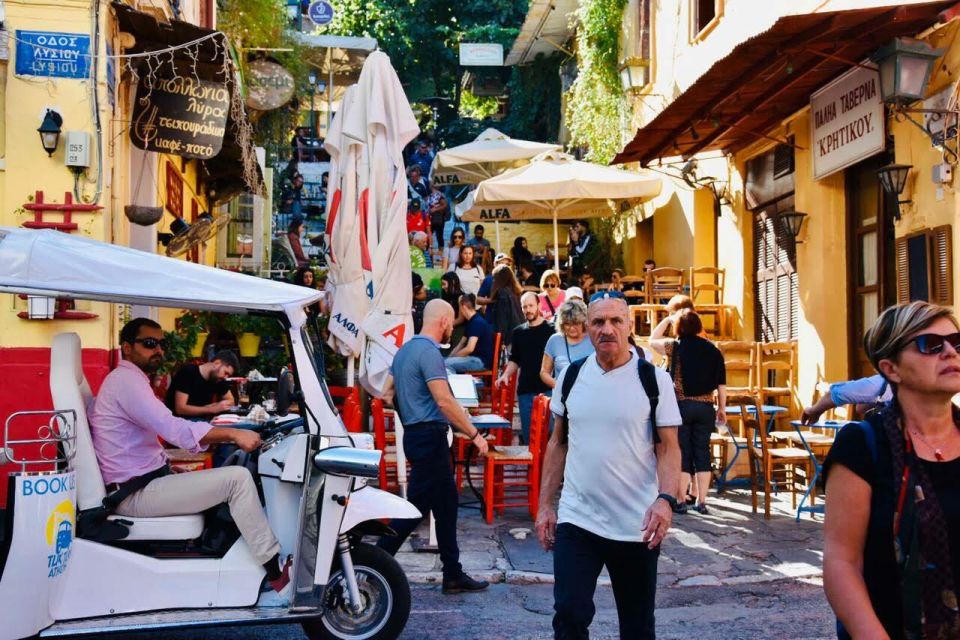 Athens: Private 3-Hour City Tour on Eco-Friendly Tuk Tuk - Plaka and the Agora Areas: When the Tour Turns Into a Real Neighborhood