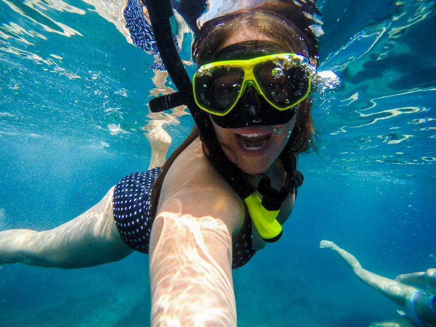 Athens: Riviera Catamaran Cruise with Meal and Drinks - Stop 1 near Voula: the first swim break and photo time