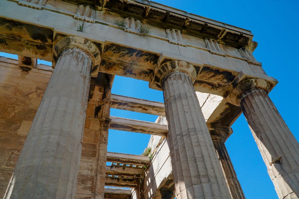 Athens: Roman Agora & Ancient Agora E-ticket & 2 Audio Tours - Ancient Agora Through Construction: Museum Exhibits and the Stoa of Attalos