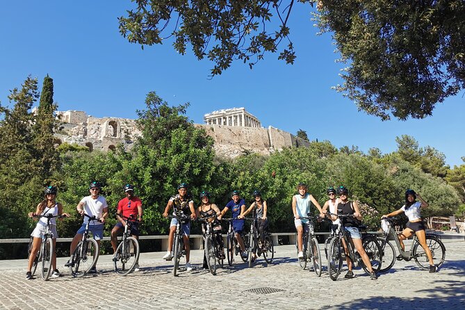 Athens Scenic Bike Tour with an Electric or a Regular Bike - Stops that feel like navigation aids: Thiseio, Kerameikos, and the Roman Agora