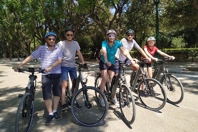 Athens Small Group Electric Bike Tour - Presidential guards, neoclassical architecture, and ancient temple ruins
