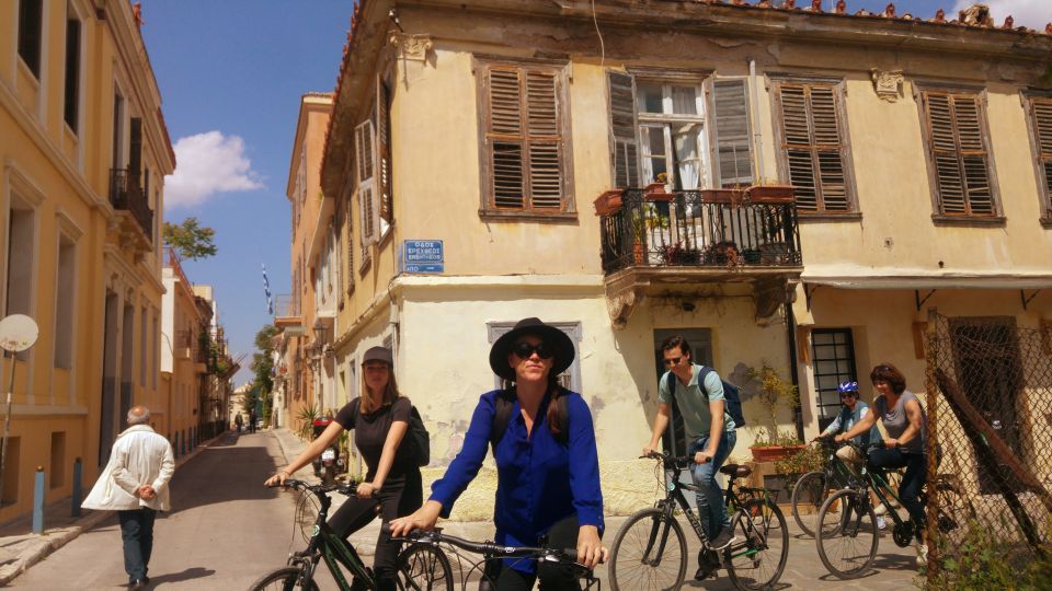 Athens: Sunset Bike Tour - Zappio District and the approach to the ceremonial core