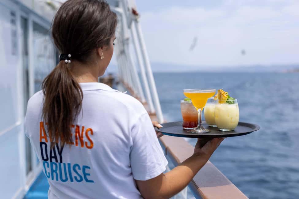 Athens: Swimming Cruise with Lunch, Wine & Live DJ on Board - Stop 3: Aegina (About 1 Hour 45 Minutes + Walk Time)