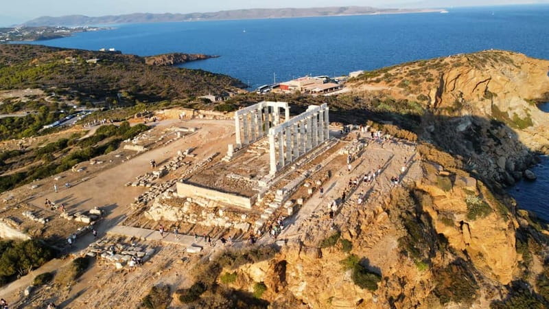Athens: Temple of Poseidon & Cape Sounion Early Noon Tour - The drive along the Athenian Riviera: what the bus time gives you