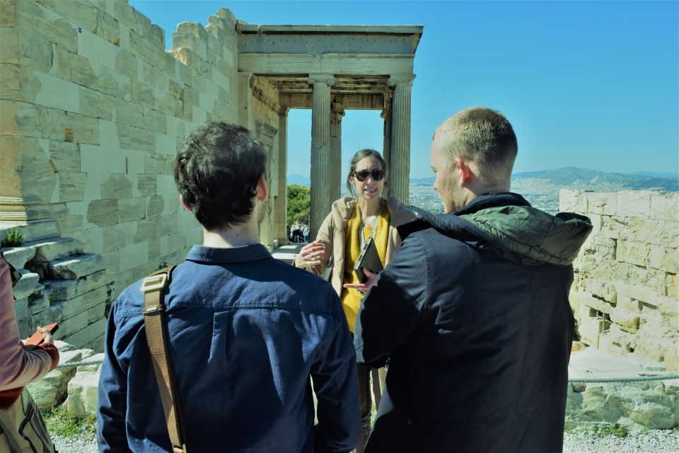 Athens: The Acropolis Guided Walking Tour in German - Propylaea: The Monumental Gate That Sets Up the Big Views