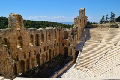 Athens: The Acropolis Guided Walking Tour in German - Odeon of Herodes Atticus and the Hospital-Remains Detour