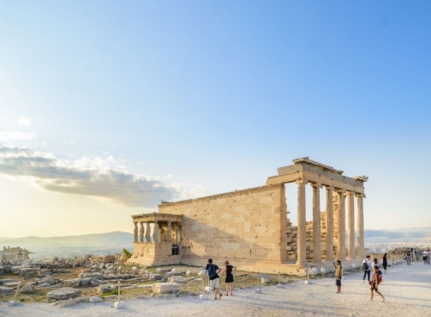 Athens: The Acropolis Walking Group Tour with a French Guide - Sculptures and landmarks: Theatre of Dionysus to Asclepius