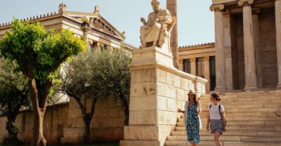 Athens: The History of Greek Mythology Private Tour - Meeting outside Nakas Book House: how to start clean