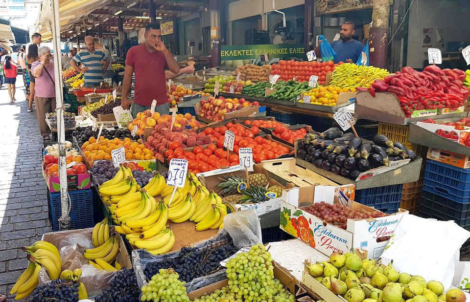 Athens: Traditional Greek food tour in hidden spots - Fish, meat, fruit, and spice markets: how the tour teaches ingredients