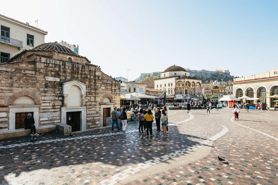 Athens: Women in Ancient Greece Guided Walking Tour - Hadrian’s Library and Plaka: walking through Athens’ “everyday” backdrops