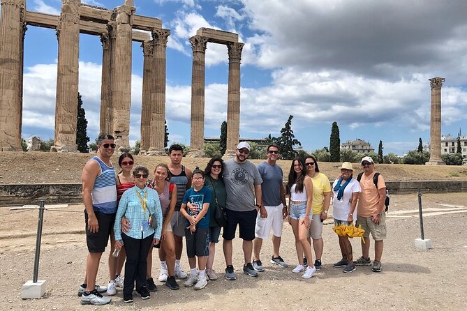 Essential Athens and Cape Sounion, Poseidon's Temple, Private Day Tour - Temple of Olympian Zeus: Giant Columns and a Little Geometry