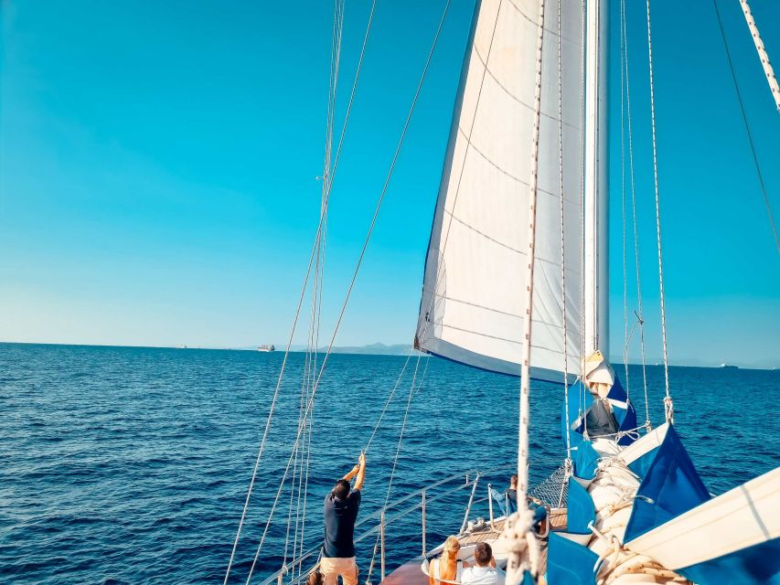 From Athens: Agistri, Moni & Aegina Day Cruise with Swimming - Greek Buffet Lunch Onboard: Multiple Diets, Unlimited Drinks, and Crew-Run Flow