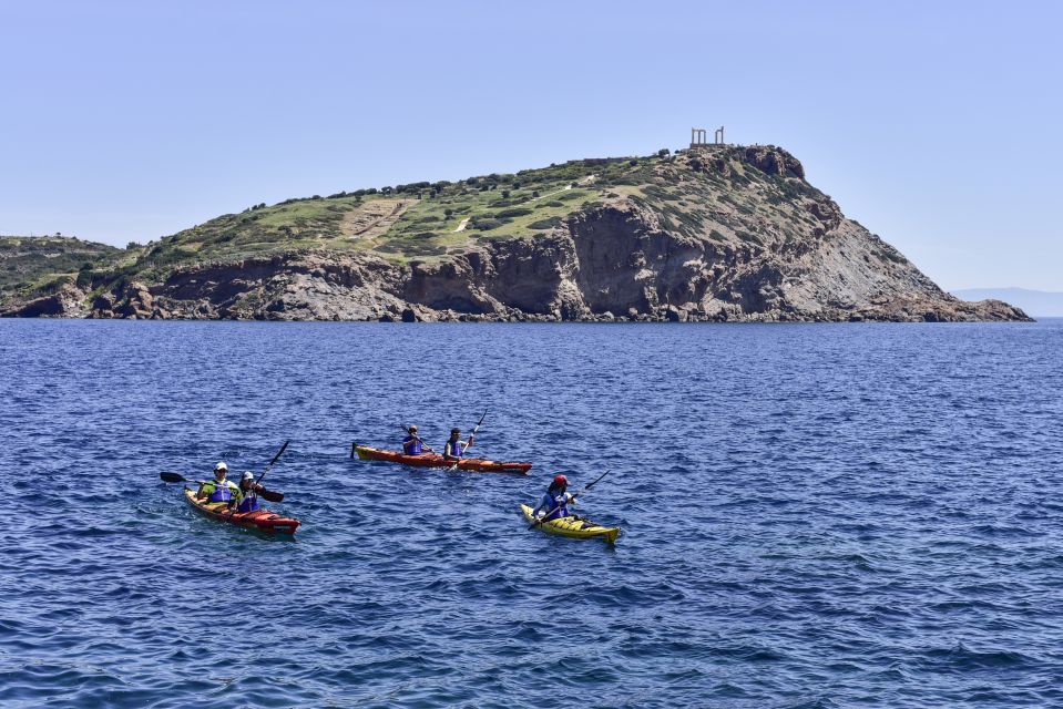 From Athens: Cape Sounion Guided Kayaking Tour with Lunch - The paddle along the Athenian Riviera: cliffs, caves, and open-water views