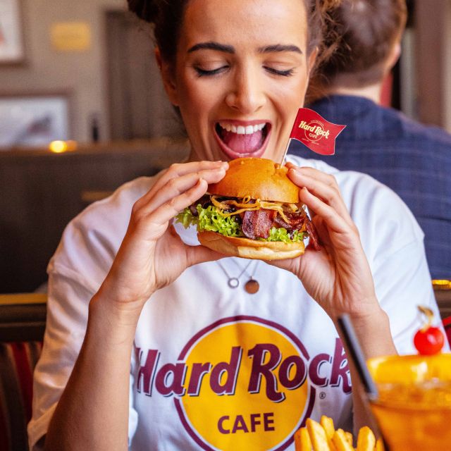 Hard Rock Cafe Athens with Set Menu for Lunch or Dinner - Rock Shop after dinner: how to bring something home