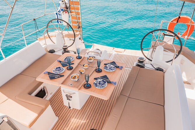 Luxury Catamaran Sunset Semi-Private & Greek Gastronomy in Athens - Timing that feels right: 15:30 start, Hydrousa around 16:15, back by 20:30